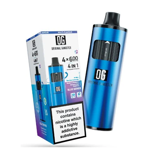 "OG 2400 Puffs 4-in-1 Disposable Vape Pod Device"