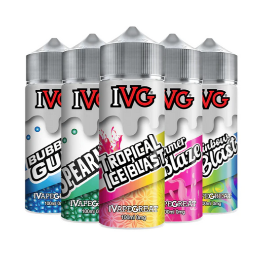 IVG 100ml Shortfill E-Liquid-Multiple Flavours