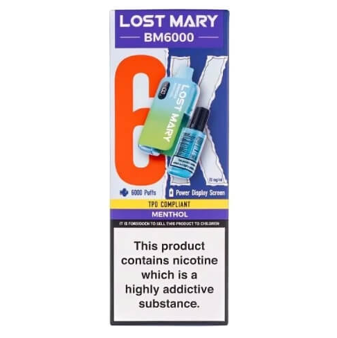 "Lost Mary BM6000 Disposable Vape Kit 6000 Puffs"