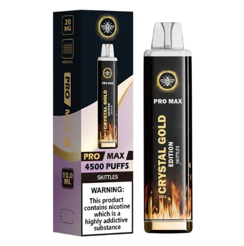 "Crystal Pro Max Gold 4500 Puffs Disposable Vape"