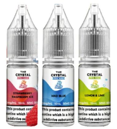 "The Crystal Pro Max Nic Salts 10ml - Premium vape juice"